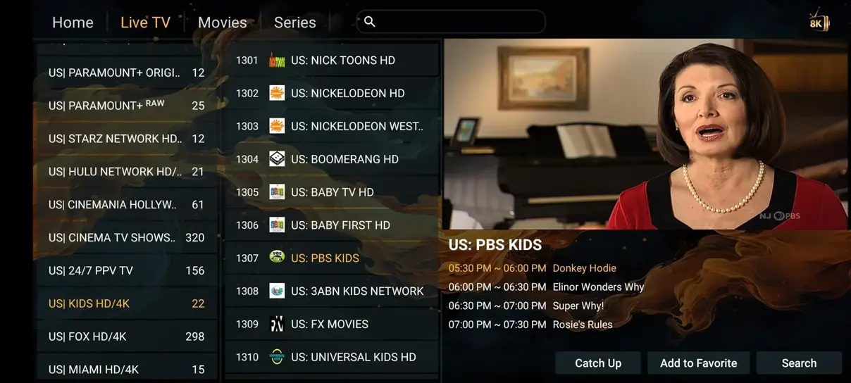 IPTV User Interface Preview 4