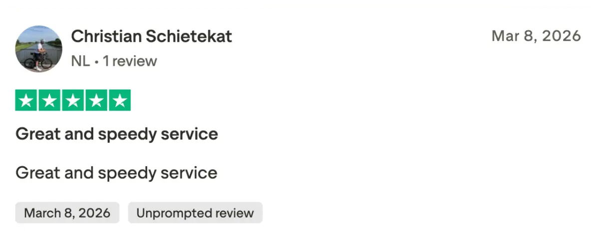 Trustpilot Customer Review Screenshot 5