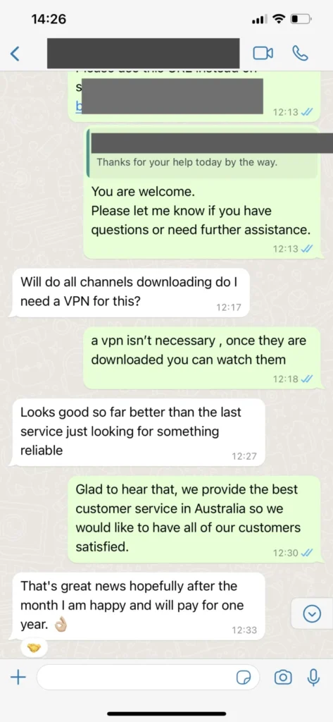 Real Customer WhatsApp Support Conversation 3